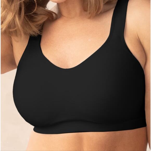 Truekind Other - Truekind Daily Comfort Wireless Shaper Bra - Black Seamless Plus Size 3X - NEW
